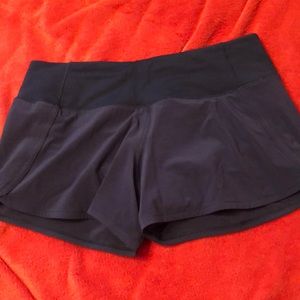 Lululemon speed shorts